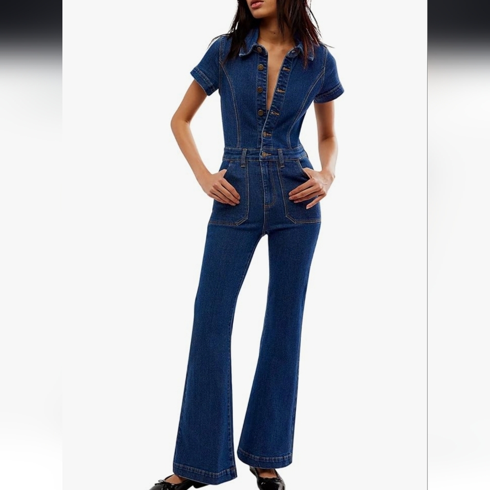 Women's  Denim Jumpsuit